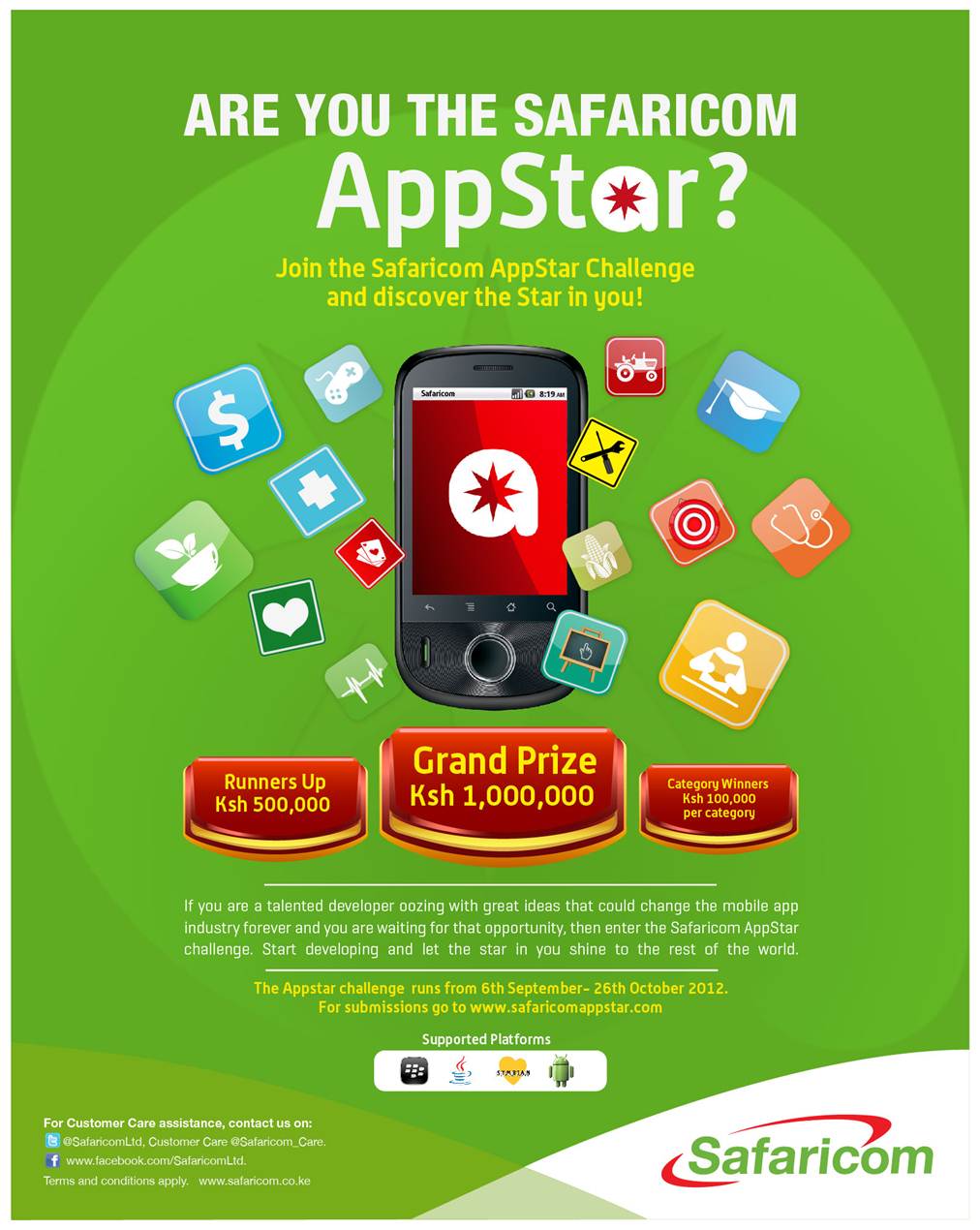 safaricom/vodafone appstar competition
